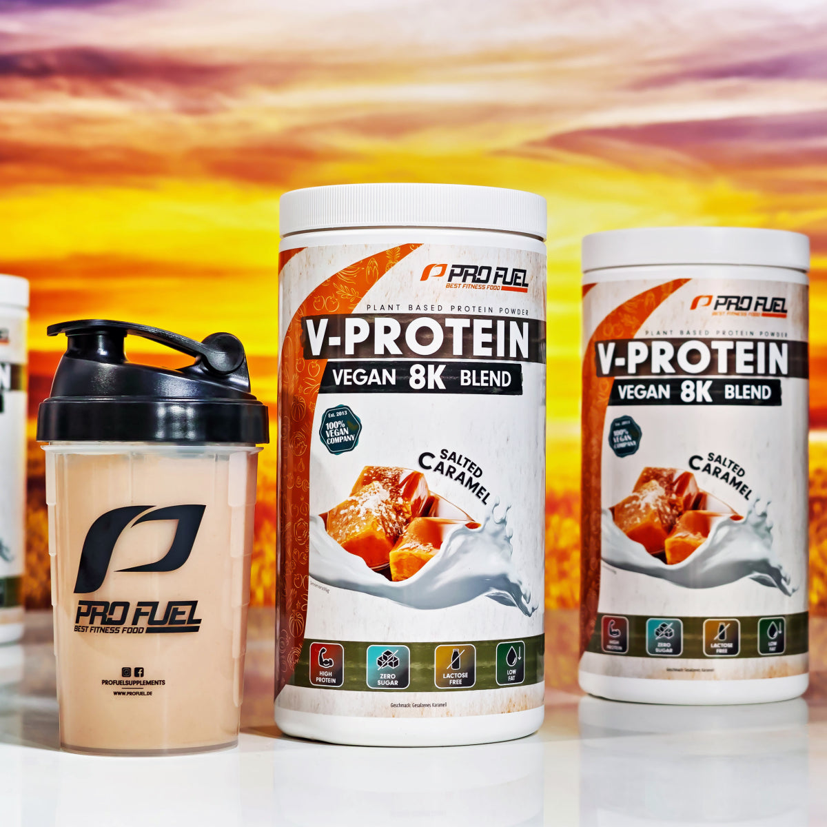 ProFuel V-PROTEIN Vegan 8K Blend 750g Salted Caramel
