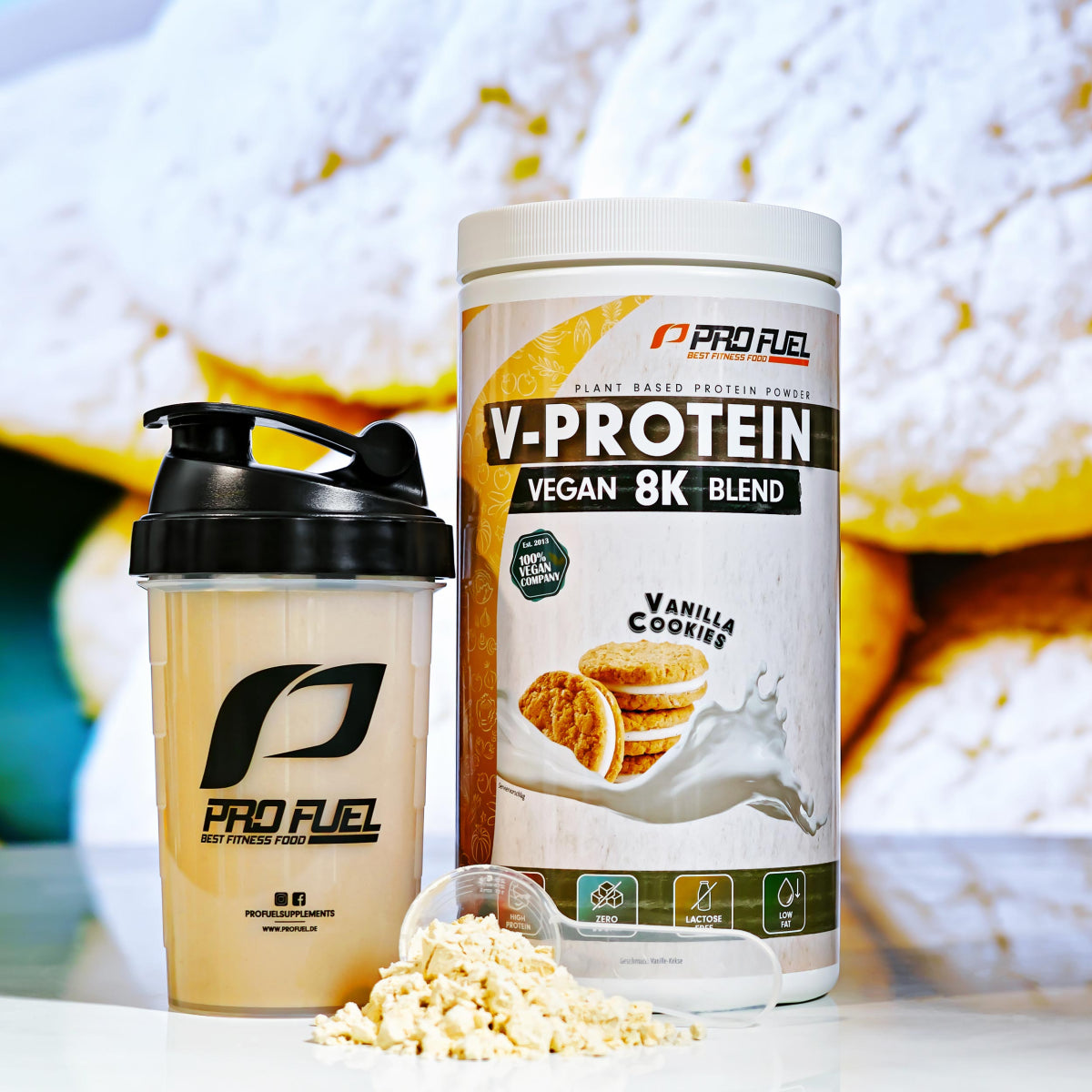 ProFuel V-PROTEIN Vegan 8K Blend 750g Vanilla Cookies