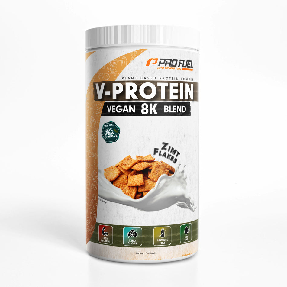 ProFuel V-PROTEIN Vegan 8K Blend (750g) Zimt Flakes