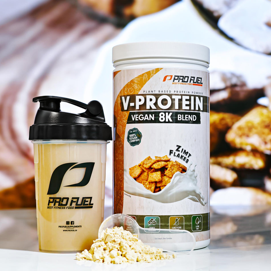 ProFuel V-PROTEIN Vegan 8K Blend (750g) Zimt Flakes
