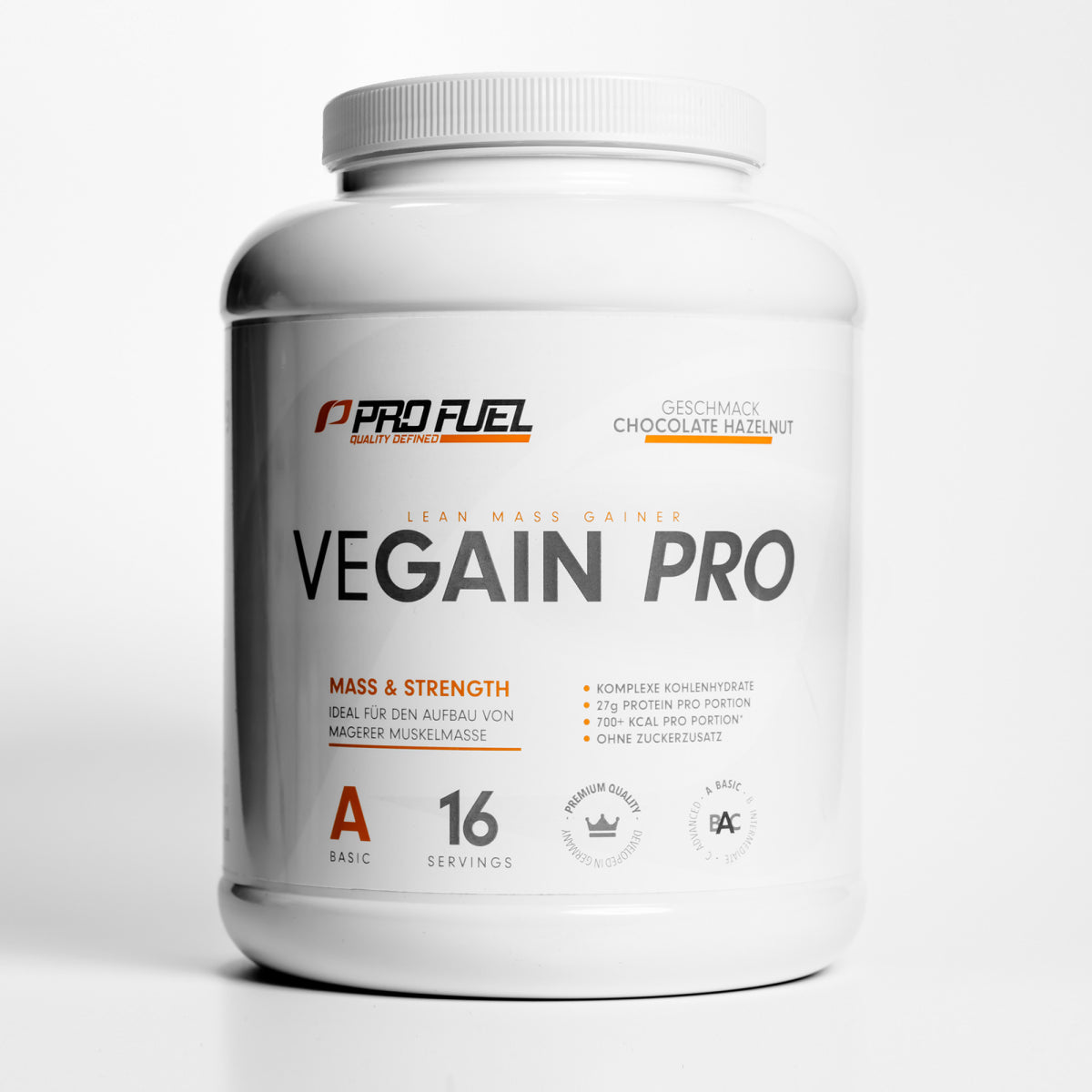 ProFuel VEGAIN PRO Gainer 2,2kg Chocolate Hazelnut