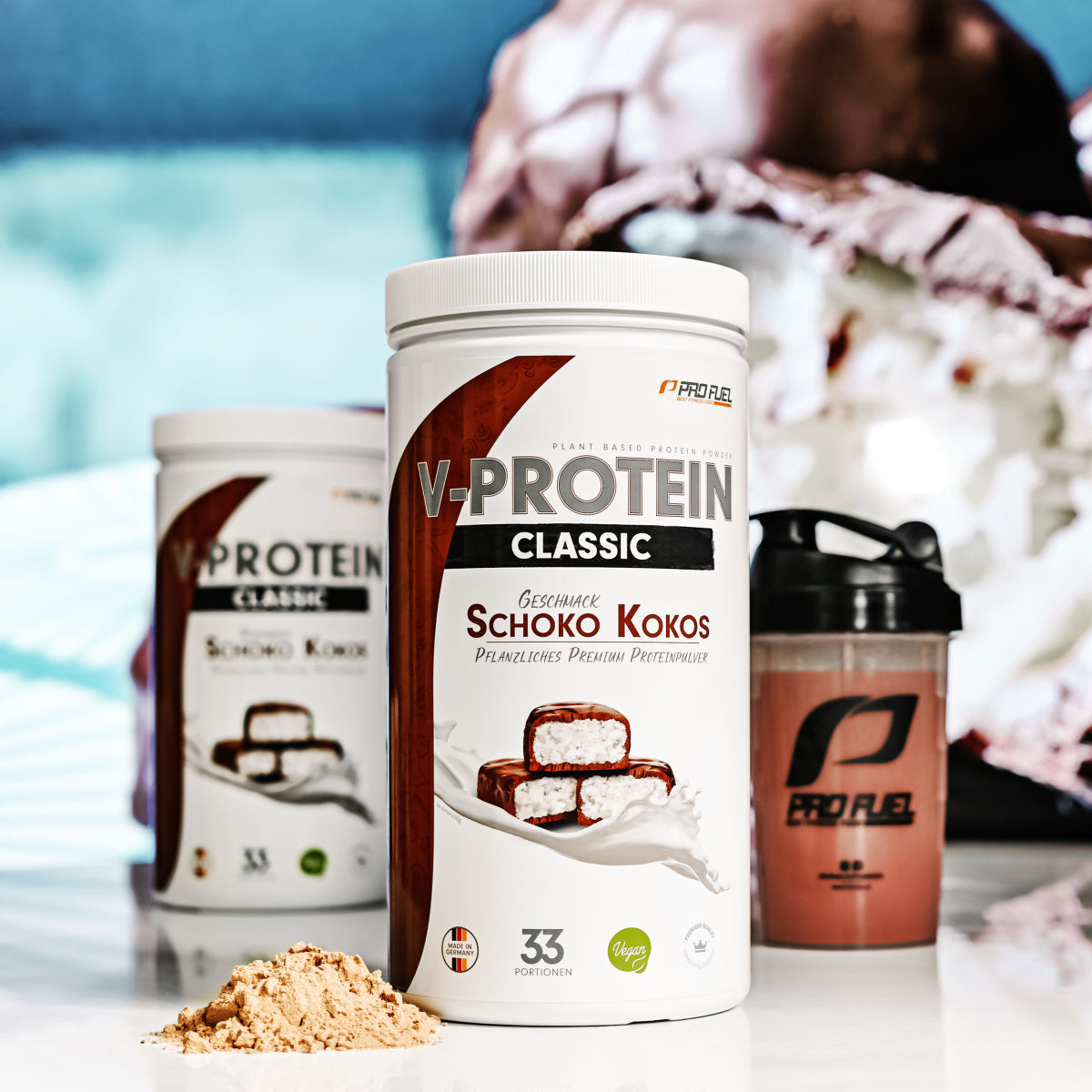 ProFuel V-PROTEIN Vegan Classic 1kg Schoko Kokos