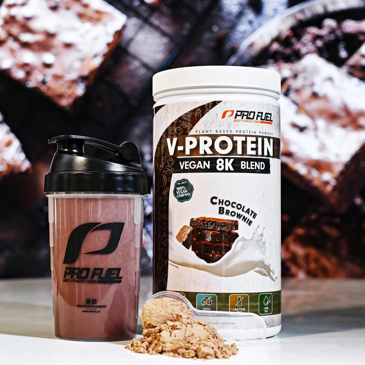 ProFuel V-PROTEIN Vegan 8K Blend 750g Chocolate Brownie