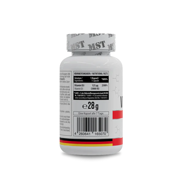 MST Vitamin D3 5000 IU 120 Softgels